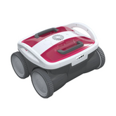 Pink BWT robot for cleaning pools.